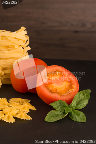 Image of Pasta ingredients