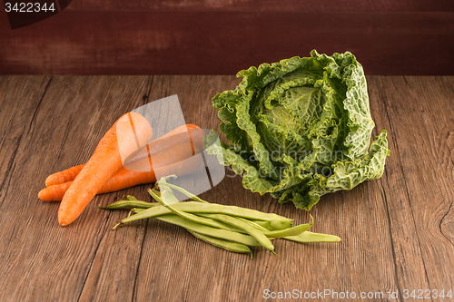 Image of Carrots and green beans