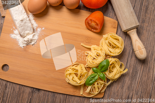 Image of Uncooked italian pasta
