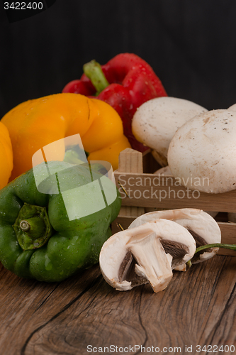 Image of Colored bell peppers