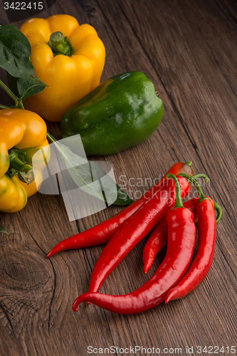 Image of Colored bell peppers