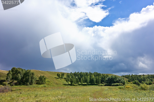 Image of rainy clouds