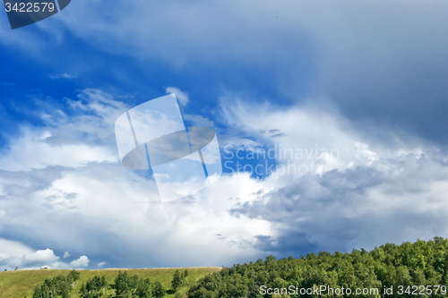 Image of blue sky