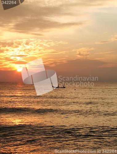 Image of Sunrise fishing boat