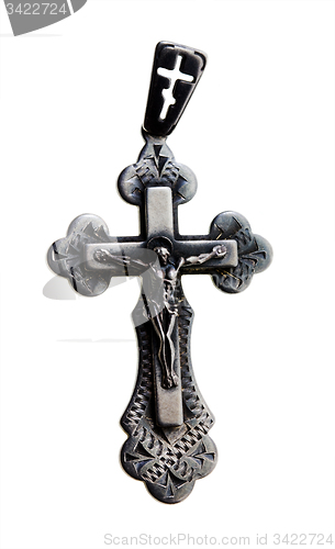 Image of  neck silver cross