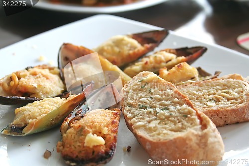 Image of Baked mussels