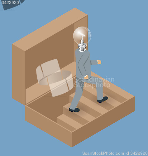 Image of Vector Flat Isometric Idea Concept