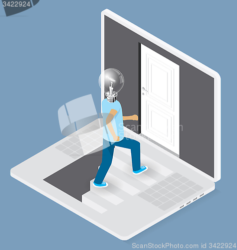 Image of Vector Flat Isometric Idea Concept