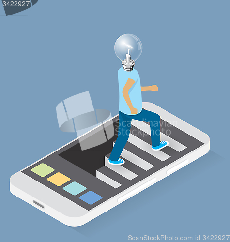 Image of Vector Flat Isometric Idea Concept