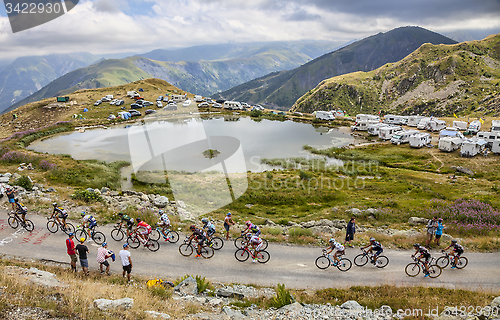 Image of The Peloton in Mountains