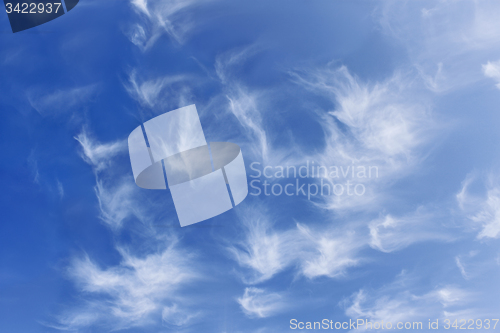 Image of Group of fanciful white clouds