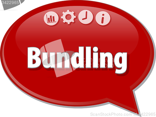 Image of Bundling   blank business diagram illustration