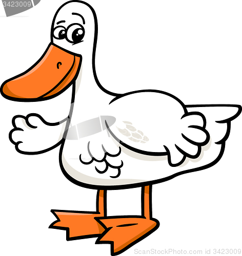 Image of duck bird farm animal cartoon