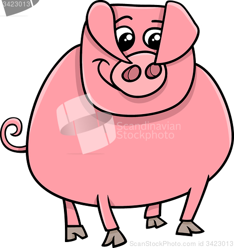 Image of pig animal cartoon