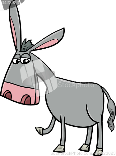 Image of donkey farm animal cartoon