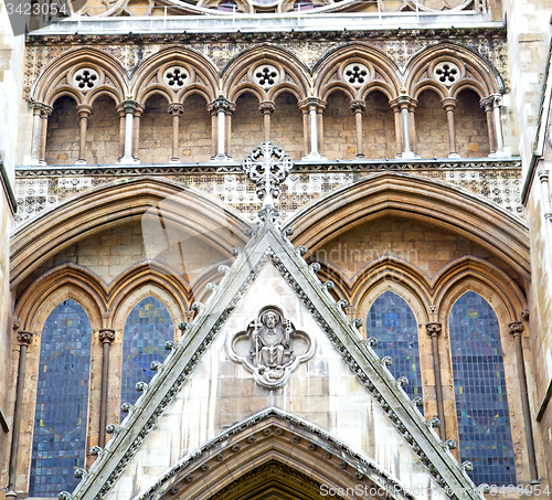 Image of   westminster  cathedral in london england old  construction and