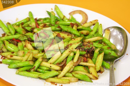 Image of Fried asparagus