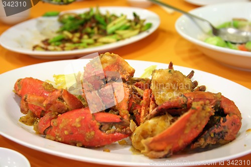 Image of Fried crabs