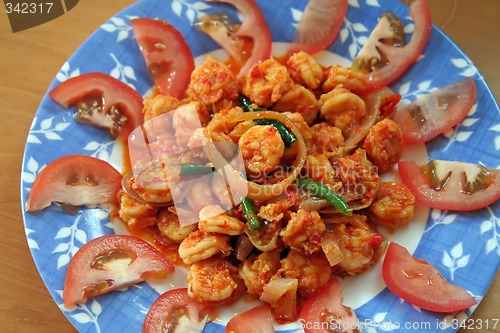 Image of Spicy prawns