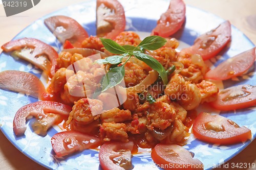 Image of Spicy prawns