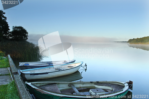 Image of Lake in denmark with boats