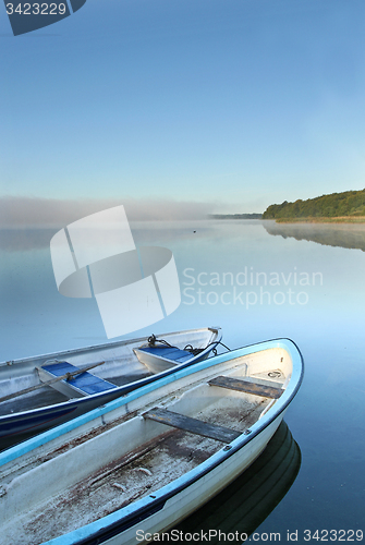 Image of Lake in denmark with boats