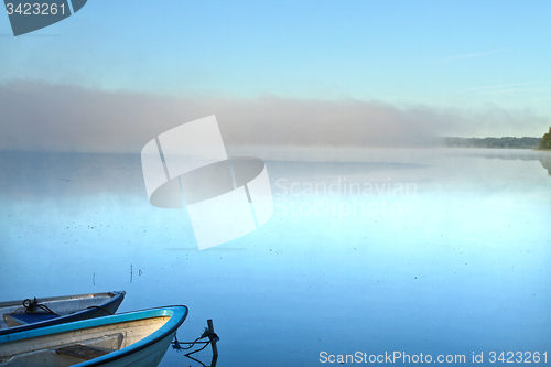 Image of Lake in denmark with boats