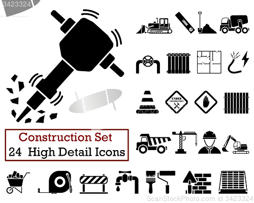Image of 24 Construction Icons