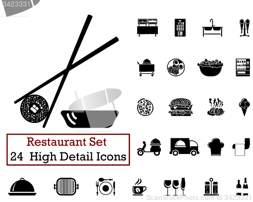 Image of 24 Restaurant icons