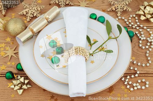 Image of Christmas Festive Place Setting