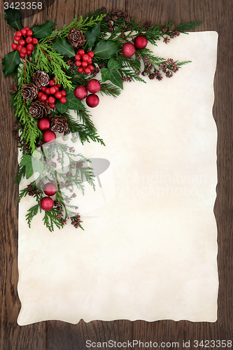 Image of Abstract Christmas Border 