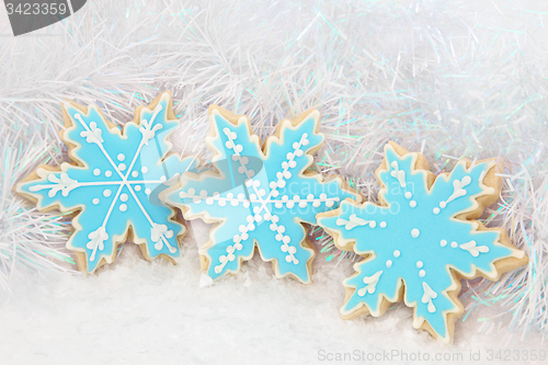 Image of Snowflake Gingerbread Biscuits