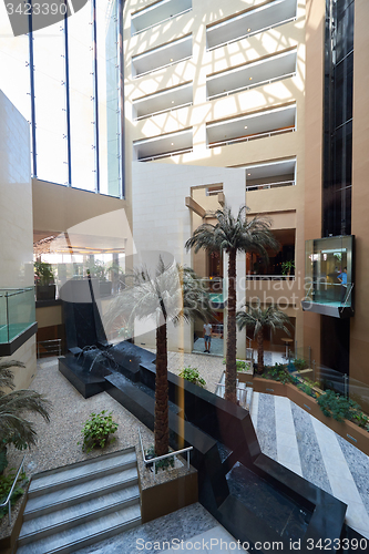 Image of hotel lobby interior