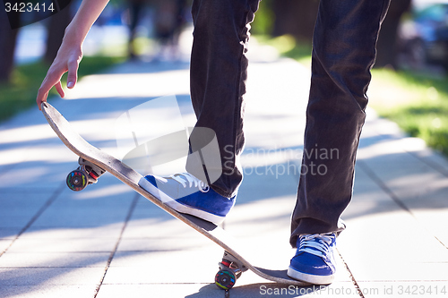 Image of skateboard jump