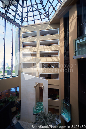 Image of hotel lobby interior