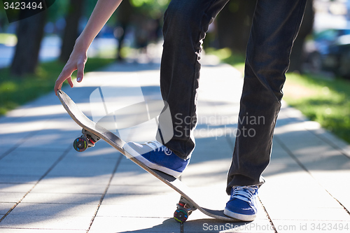 Image of skateboard jump