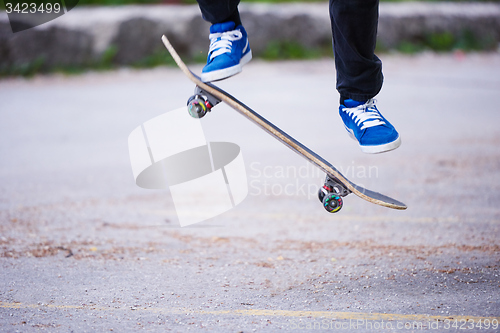 Image of skateboard jump