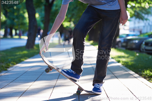 Image of skateboard jump