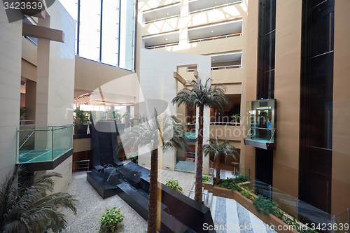 Image of hotel lobby interior