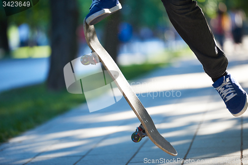 Image of skateboard jump