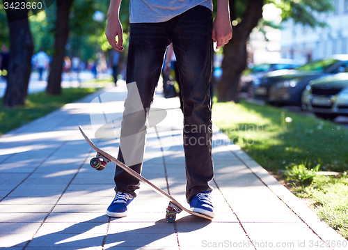 Image of skateboard jump