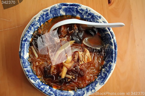 Image of Asian soup noodles