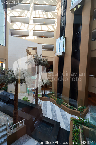 Image of hotel lobby interior