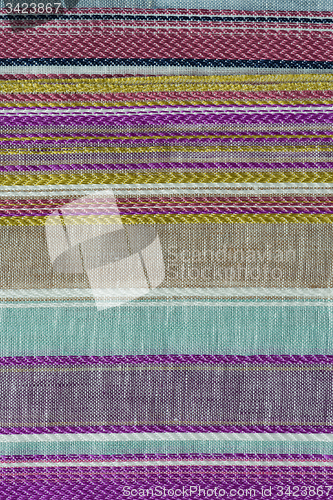 Image of Multi color fabric texture samples