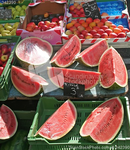 Image of Market watermelon