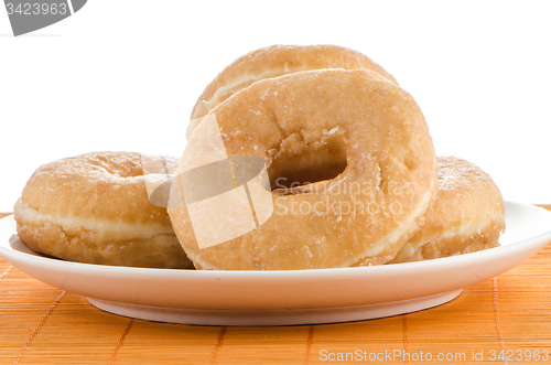 Image of Donuts on a plate 