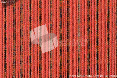 Image of Red striped fabric