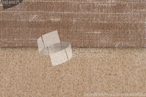 Image of Brown fabric