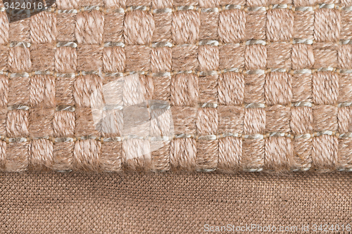 Image of Brown fabric