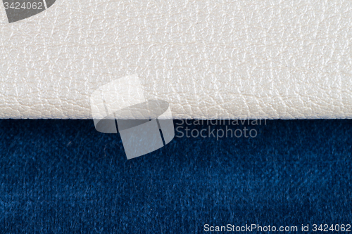 Image of Blue fabric texture